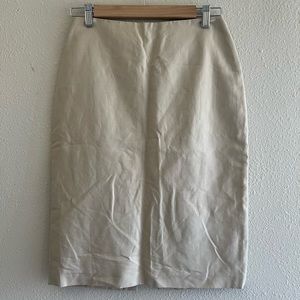 Michael Kors made in Italy linen cotton skirt size 2